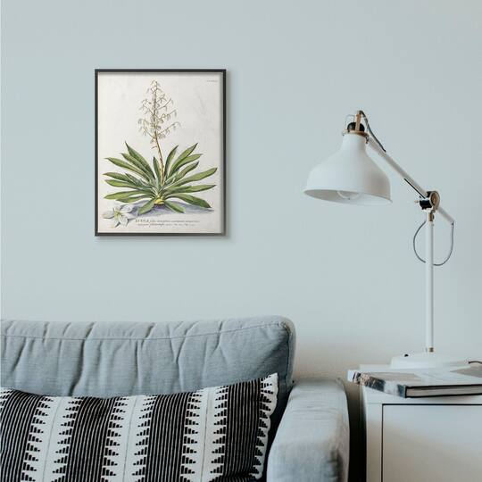 Stupell Industries Botanical Fern Illustration Wall Art in Frame